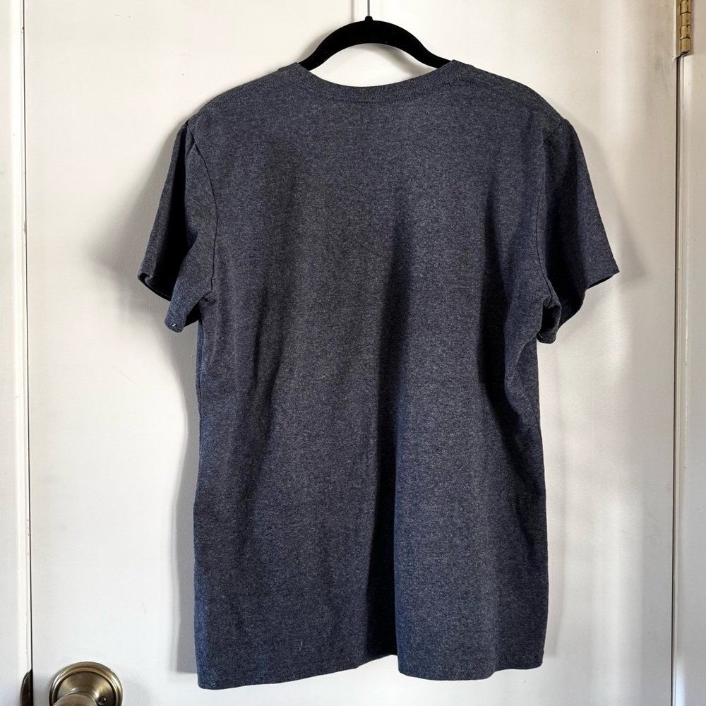 EUC unisex marled grey feminism graphic T-shirt L - Picture 4 of 8